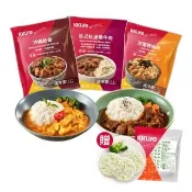 【KKLife】料理包9包送米餅1袋(180g-250g/包;紅酒牛.椒麻雞.沖繩軟骨.咖哩.三餐.熟食.即食.露營.拌醬)