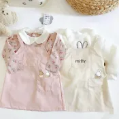 🔸台灣現貨快速出货🔸日本🇯🇵米菲兔 Miffy秋冬新品女童吊帶裙 女寶連身裙洋裝 A0137