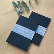 台灣製 空白明信片 DIY紙材 手作材料 黑色厚卡 (20入)-現貨