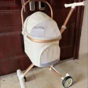 寵物推車 狗推車 貓推車 折疊收納 可上三鐵 狗狗貓咪箱籠 貓咪推車 四輪推車寵物推車配件輕便鋁合金高顏值可摺疊分離狗狗