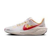 【NIKE 耐吉】Air Zoom Pegasus 41 (GS) 運動鞋 大童 慢跑鞋 白紅色 緩震 IQ1139-161