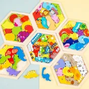 (店+)木製拼圖 早教玩具 積木玩具 益智玩具 立體拼圖 疊疊樂 拼圖玩具 交換禮物 3D立體拼圖 造型拼圖 手抓板