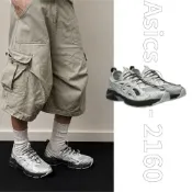 (店+)【asics 亞瑟士】Gt-2160 Breeze 冰河灰奶油白 抽繩拉扣 鏤空 涼鞋 男鞋 1203A951-021