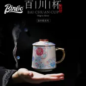 協貿國際日用品生活館 Bincoo琺瑯彩掐絲銀茶杯會客高檔茶具送禮套裝蓋碗主人杯聞香杯