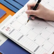 時間管理大師😄日歷記事本打卡2024日歷月計劃本周計劃工作小秘書日程筆記本本子