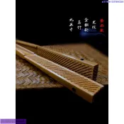 下殺 79.5寸水磨玉竹折扇龍鱗紋翻輪文玩扇子中國風定制古風空白扇面【名品屋】