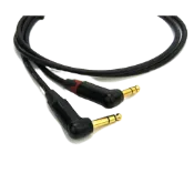 Canare L2T2S - Neutrik 6.3mm TRS 鍍金/鍍鎳雙L型 訊號線 2米一條【音響世界】