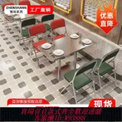 365購物街 不鏽鋼折疊桌 定制港風燒烤茶餐廳不銹鋼桌椅組合港式奶茶甜品小吃店折疊桌椅子