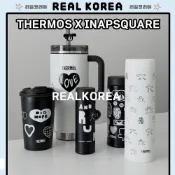 Thermos X inapsquare 韓國版吸管杯,提手杯冷卻袋