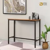 Alex工業風4尺吧台桌/休閒桌/洽談桌/工作桌/餐桌 寬120x深40x高145cm