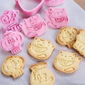 禎巧妙 台灣現貨 模具 燈籠舞獅招財貓福袋3D立體餅乾模具 新年烘焙翻糖模具 DIY餅乾塑料模 壓模 蛋糕模 餅乾模具