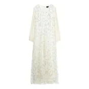 【iROO】燕麥奶亮片花禮服洋裝