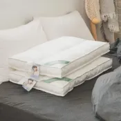 翔仔居家 枕頭【德國專利 物理防螨水洗枕 中低款】醫療級材質 可水洗枕 防螨 防塵 抗過敏 德國專利素材 防螨枕頭