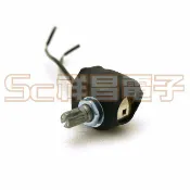 【祥昌電子】燈具調光器/調光開關 不附旋鈕 帶線 DIY 120W/110V (包覆) 黑色 (1入)