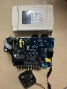 限時下殺出一個拆機環保空調專用變頻控制器YB215   220v輸入  1.