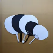現貨【應援扇】DIY明星應援團扇 廣告扇 繪畫空白素色扇子 量大可訂製 各種規格尺寸