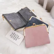 (店+)【LEESA】口金短夾\女皮夾\錢包女\短夾\零錢包\口金包\卡夾錢包\雙層零錢包\可愛錢包\錢包