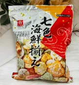 日本 三河屋 七色海鮮餅 七色海鮮米果 海鮮綜合米果