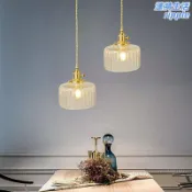 漣漪生活 【北歐輕奢】吊燈 餐廳吊燈 玻璃吊燈 床頭燈 吧檯燈 餐桌燈 現代簡約 創意設計 北歐風 輕奢風 防眩光 高透光玻璃 適用客廳臥室