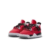 【NIKE 耐吉】Air Jordan 4 Retro 2026 紅黑 TD 街頭 麂皮 緩震 休閒鞋 運動鞋 小童鞋 HV4382-600