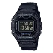 大高雄鐘錶城 CASIO 卡西歐 W-218H-1BV 實用功能搶眼顯示時尚風格腕錶 黑 43.2mm｜樂天領券現折★全館特惠中★指定刷卡回饋10%