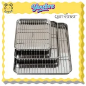 【Queen Sense】不銹鋼304托盤長方形食物準備托盤265 315 405廚房收納托盤K