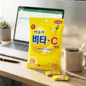(店+)【CHARA 微百貨】韓國 MAMMOS 維他命C 檸檬糖 80g