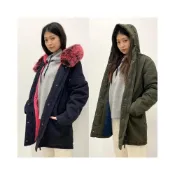 (店+)【Superdry】出清   超保暖 帽毛可拆 極度乾燥 女版 軍裝 菱格紋 重裝備 單拉鍊 夾克 舖綿 外套 風衣 #5326