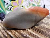 一點紅 ~ 天然戈壁文石（拋光原礦） 尺寸：約44*22*17（mm）重約25.1g