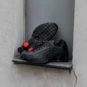 【逢甲 FUZZY】W Nike Shox R4 OG 彈簧鞋 緩震 復古 彈簧鞋 運動鞋 全黑 AR3565-004