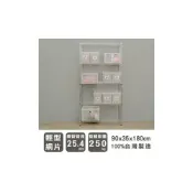 (店+)【Y HOUSE】90x35x180公分 輕型五層架 鐵架 置物架 層架-烤漆黑|烤漆白|電鍍