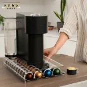  KENS生活家具 公司貨 免運 咖啡收納架 膠囊收納架 茶包收納架 雀巢Nespresso膠囊咖啡收納盒抽屜置物架Vertuo膠囊盒咖啡機底座新品特價 售後保障 特惠/店長推薦 全館八折 可開發票 5k1013