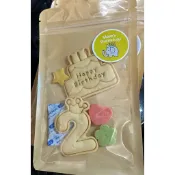 造型手工餅乾-數字生日快樂篇（可客製化）‼️‼️‼️