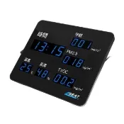 【HOME+】LED空氣品質儀 PM2.5 溫濕度計 氣體感應器 空氣檢測 甲醛檢測 B+LEDC5(測甲醛 環境空氣品質監測)