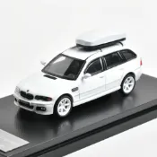 《64SHOP》Stance Hunters｜BMW M3 CSL E46｜SH寶馬旅行車 附車頂箱｜1/64合金模型車
