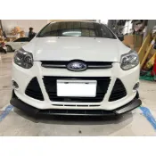 現貨 福特 FOCUS MK3 直上 競速版 消光黑 前下巴 前鏟 前定風翼 前擾流板 下擾流板 保險桿 改裝下巴 通用