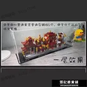 【滿350出貨】LOZ玩具房子店鋪小屋模型街景積木防塵罩子透明階梯亞克力展示盒