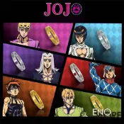 🌈Ananの寶藏屋💨JOJO TAKE-UP聯名款戒指周邊同人之風指環喬魯諾戒指飾品開口活口🛒夏季新品 送女友 交