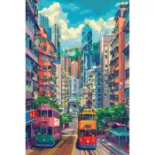 拼圖 香港 城市風景拼圖 木製拼圖 300片500片1000片拼圖 兒童玩具 潮玩解壓 益智玩具 生日禮物