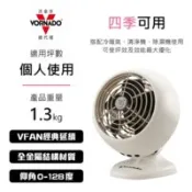 【百利市購物中心】【美國 VORNADO 沃拿多】經典迷你復古循環扇 VFANMC-TW / VFANAMC23-TW 米白