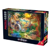 (店+)【hosng 好森】夕陽下的水車 4000片拼圖 Anatolian