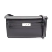 【DOKODEMO】【二手】愛馬仕 HERMES Kelly Long To Go 肩背包，外部縫線，黑色小牛皮，Kelly Long To Go 黑色，女士，二手 A