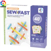 【桌遊志】兒童穿線板益智玩具3到6歲專注力邏輯思考訓練手工穿繩穿鞋帶教具