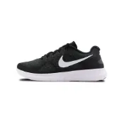 (店+)【NIKE 耐吉】880840-001 Nike Free RN 赤足感 織物減震防滑耐磨透氣 低幫跑步鞋 女款 黑白 nike女鞋 運動鞋女 休閒鞋