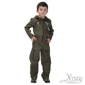 X射線 精緻禮品 帥氣空軍服，萬聖節 兒童變裝 萬聖派對 主題活動，X射線【W655782】