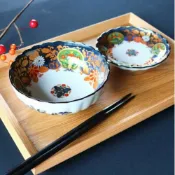 菲斯質感生活購物 日本製 美濃燒 彩繪 萬壽菊碗 深碗 φ13.2cm 可微波 陶瓷餐具 湯碗 日式餐盤 廚房餐具 - 日本 空運來台 深碗 廚房用具 餐盤 碗盤 陶瓷碗 美濃燒 器皿 日本進口 代購 日本代購 現貨 快速出貨 日本空運來台 彩繪 可微波 陶瓷餐具