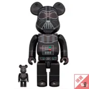 （現貨）BE@RBRICK 庫柏力克熊 Chrome Ver. 黑武士 100％ & 400％ 玩具有毒