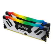 【順發線上購物】Kingston 金士頓 FURY Renegade RGB DDR5 6400 96G(48G*2)-黑(CL32) 桌上型記憶體(KF564C32RSAK2-96)