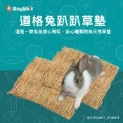 道格兔Dogbbit｜抗憂鬱用品系列【趴趴草墊】草墊 兔子小寵草墊 牧草墊 天然牧草 寵物腳墊 兔子腳墊 稻草草墊