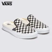 Vans UA Classic Slip-On Mule 黑白色棋盤格懶人拖鞋 休閒鞋
